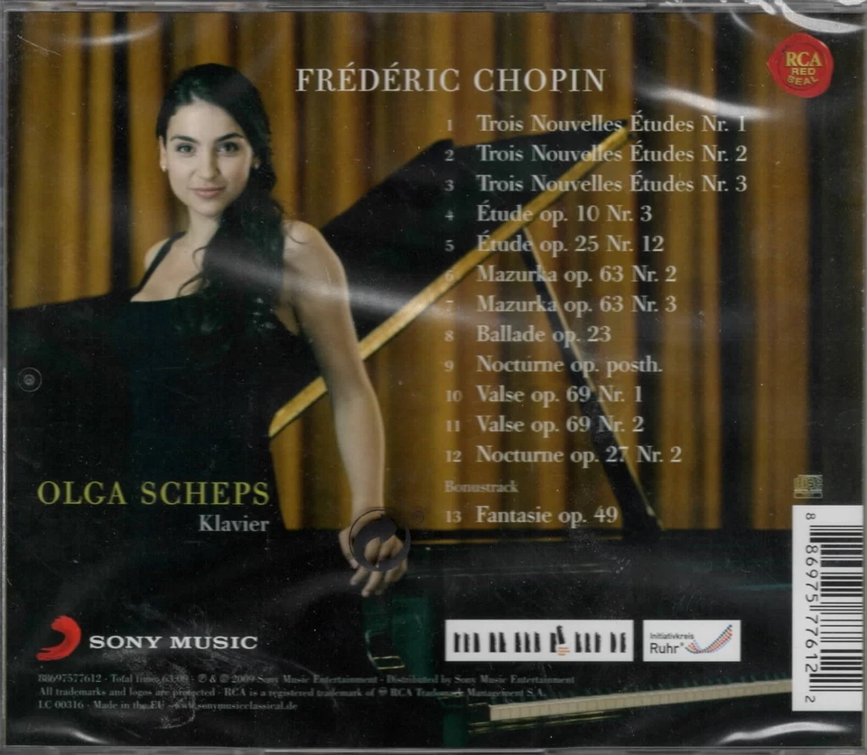 NEU: Frederic Chopin OLGA SCHEPS Klavier  (C7712) - Bild 2 von 2