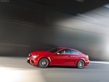 Cars vehicles red mercedes benz c63 Desk Mat Stitched