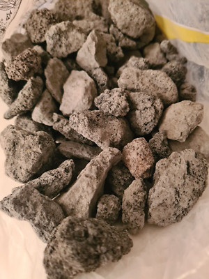 Lava Nuggets schwarz 2-5cm - ca. 1kg Steine für Garnelen, Krebse Aquarium Lava