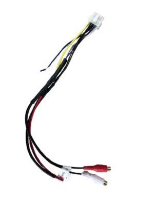 Power / RCA kabel adapter für Pioneer TS-WX300A / TS-WX400DA