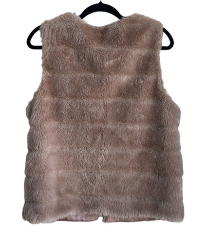 Joie Andrina Faux Fur Jacket Mauve Pink - Picture 4 of 9