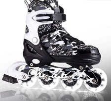 Kuxuan Skates Adjustable Inline Skates for Kids Small.