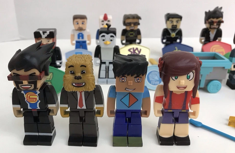 Tube Heroes Jazwares YouTube 15 Figures & Accessories Lot *Read* - Image 2 of 4