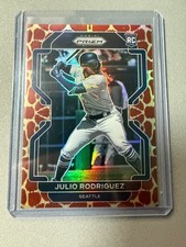 Julio Rodriguez 2022 Panini Prizm Giraffe Prizm RC #40 SSP **ULTRA RARE**