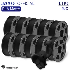 JAYO 11KG Black PLA Matte 1.75mm Filament 3D Printer Non-glossy Frosted Texture