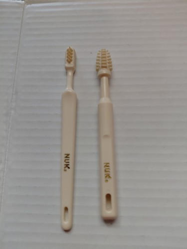 Vintage Gerber Nuk 2 piece Toothbrush Set Infant Child Massager