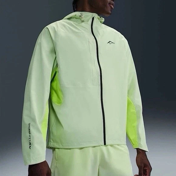 NIKE TRAIL Cosmic Peaks Storm-FIT ADV Running Jacket Volt - FZ1084-701 - MEN L