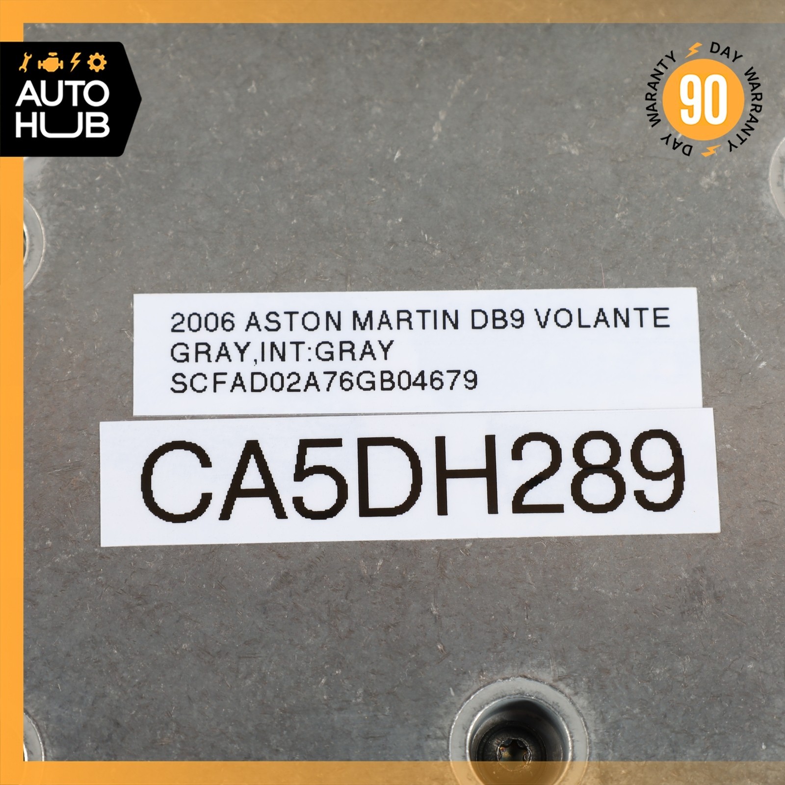 05-07 Aston Martin DB9 Safety Bag Sensor SRS Control Module 4G433710259 OEM 34k