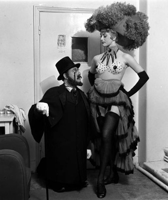 British comedian actor Alfred Marks demonstrating one of his comed- Old Photo 1