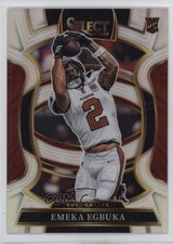 2025 Panini Select Concourse Silver Prizm Emeka Egbuka #37 rw6