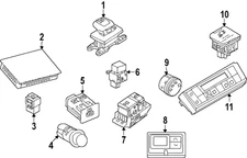 Genuine Nissan Blower Motor Switch 27511-6TA1A
