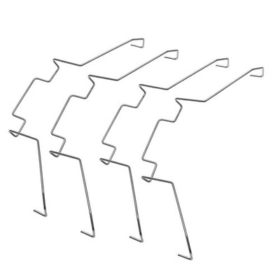 4pcs High-Quality CPU Fan Fixing Clips for 12CM Radiators   Durable & Elastic
