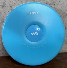 Sony CD Walkman D-EJ001 Portable CD Player Aqua Blue Tested Works