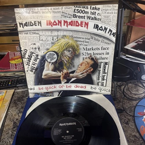 Iron Maiden - Be Quick or Be Dead - 12" - EMI 12EMG229 - 1992