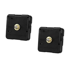 Set of 2 Spare Clock Parts Repairing Replacement Kit Mechanism Working
