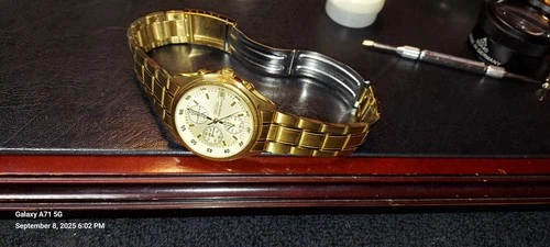 Mens Rare Seiko Luxury Chronograph  Sports Watch. New Battery On 1/5/2026.