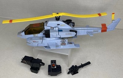 Transformers G1 Whirl Vintage 1984 Bandai Japan Autobot Helicopter 3 Accessories