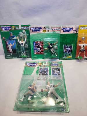#ad Lot Of 4 Starting Lineup Troy Aikman Action Figures Sports Card SLU 94 97 98 $36.00