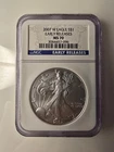 2007-W American Silver Eagle NGC MS70 Early Releases 1 oz Silver