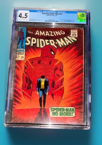 AMAZING SPIDER-MAN #50 CGC 4.5 1ST Appearance Of KINGPIN 🔑Blow Out Price Lowest