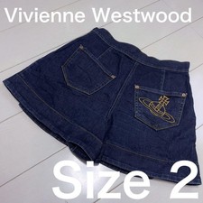 Vivienne Westwood Indigo Denim Mini Skirt