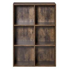 Image of HOMCOM Cubic Cabinet Bookcase Storage Shelves for Home Office Refurbished