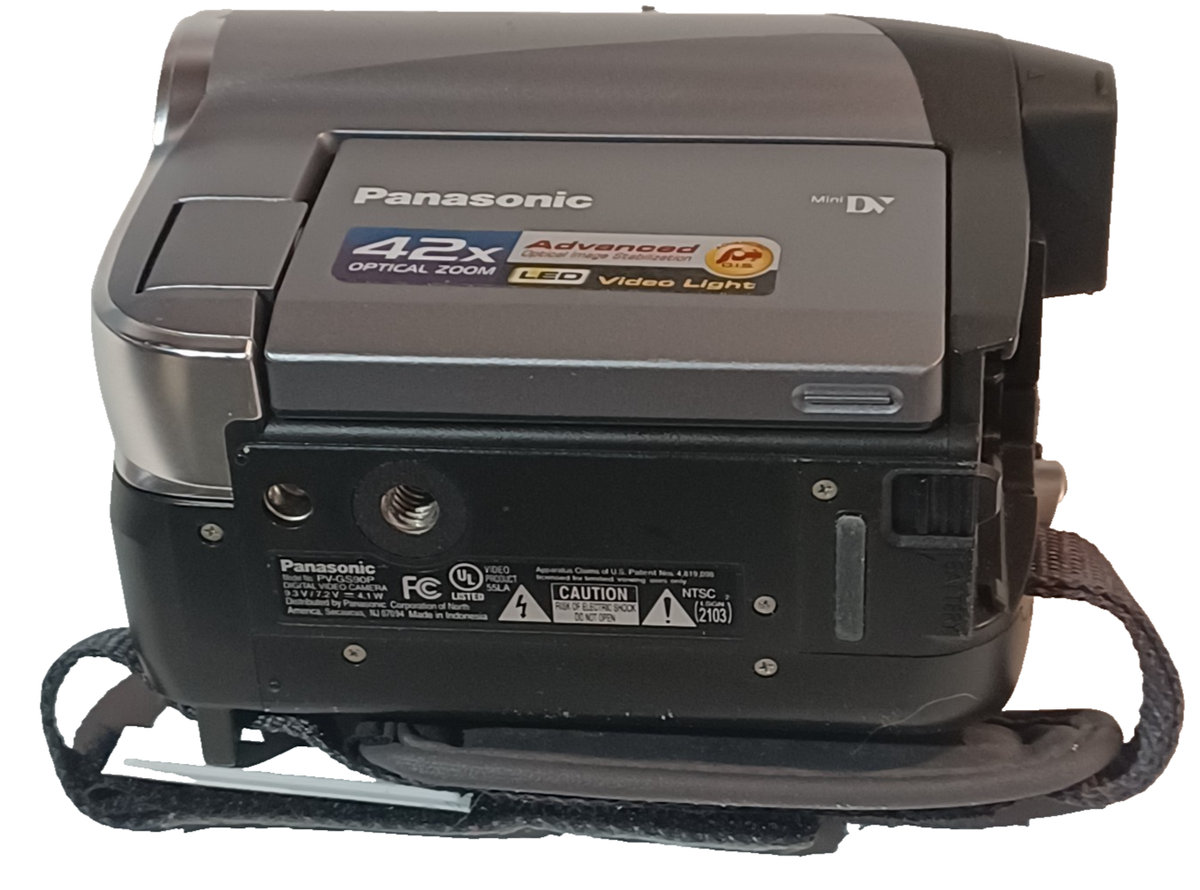 Panasonic PV-GS90P MiniDV Camcorder 42x Optical Zoom As-is FOR