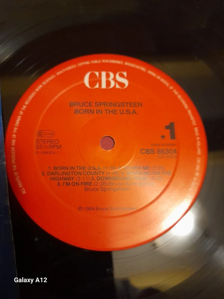 Bruce SPRINGSTEEN / Born In The U.S.A (1985) LP  DANCER IN THE DARK - Cover Me - Photo 2/3
