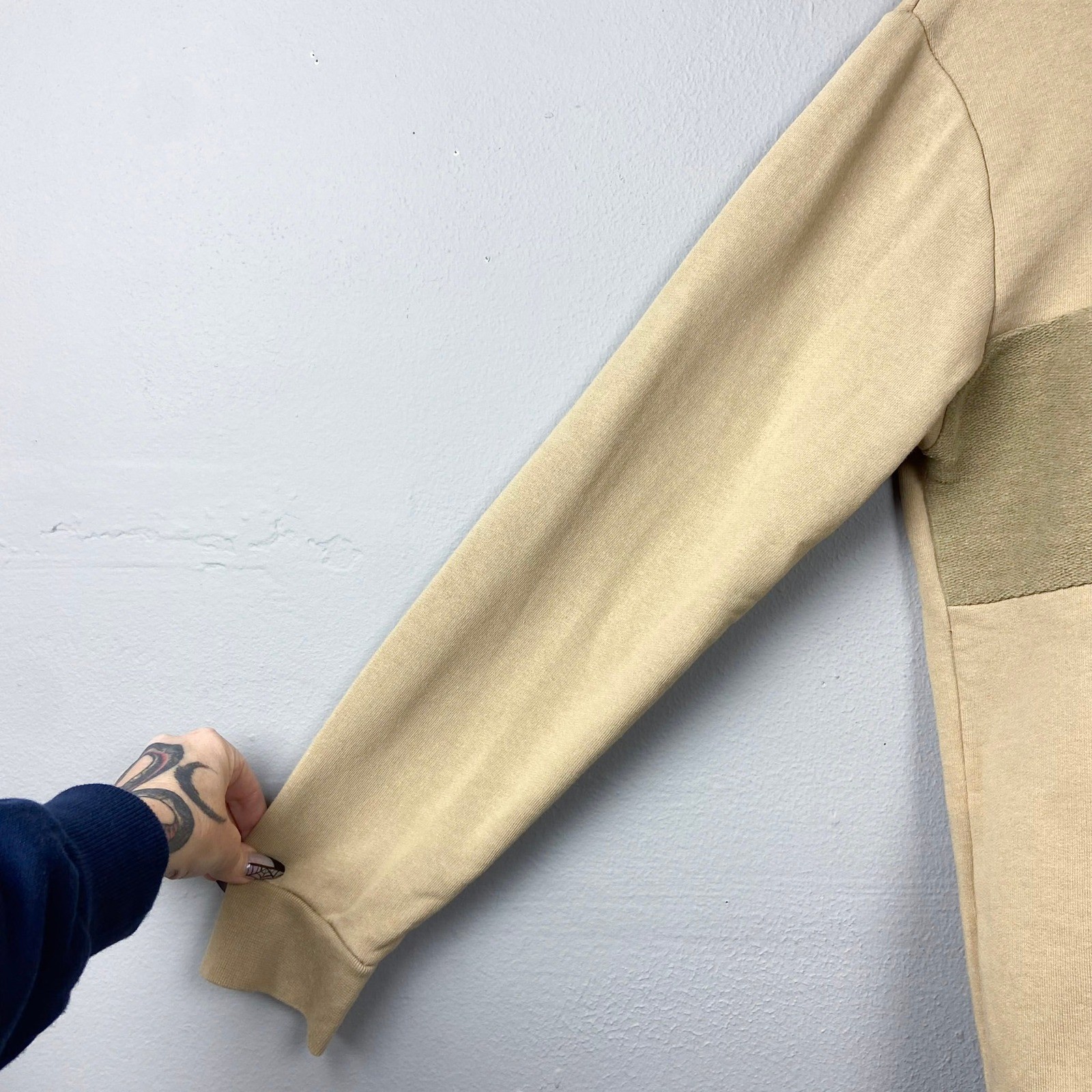 ZARA Colorblock Patchwork Crewneck Sweatshirt Siz… - image 9