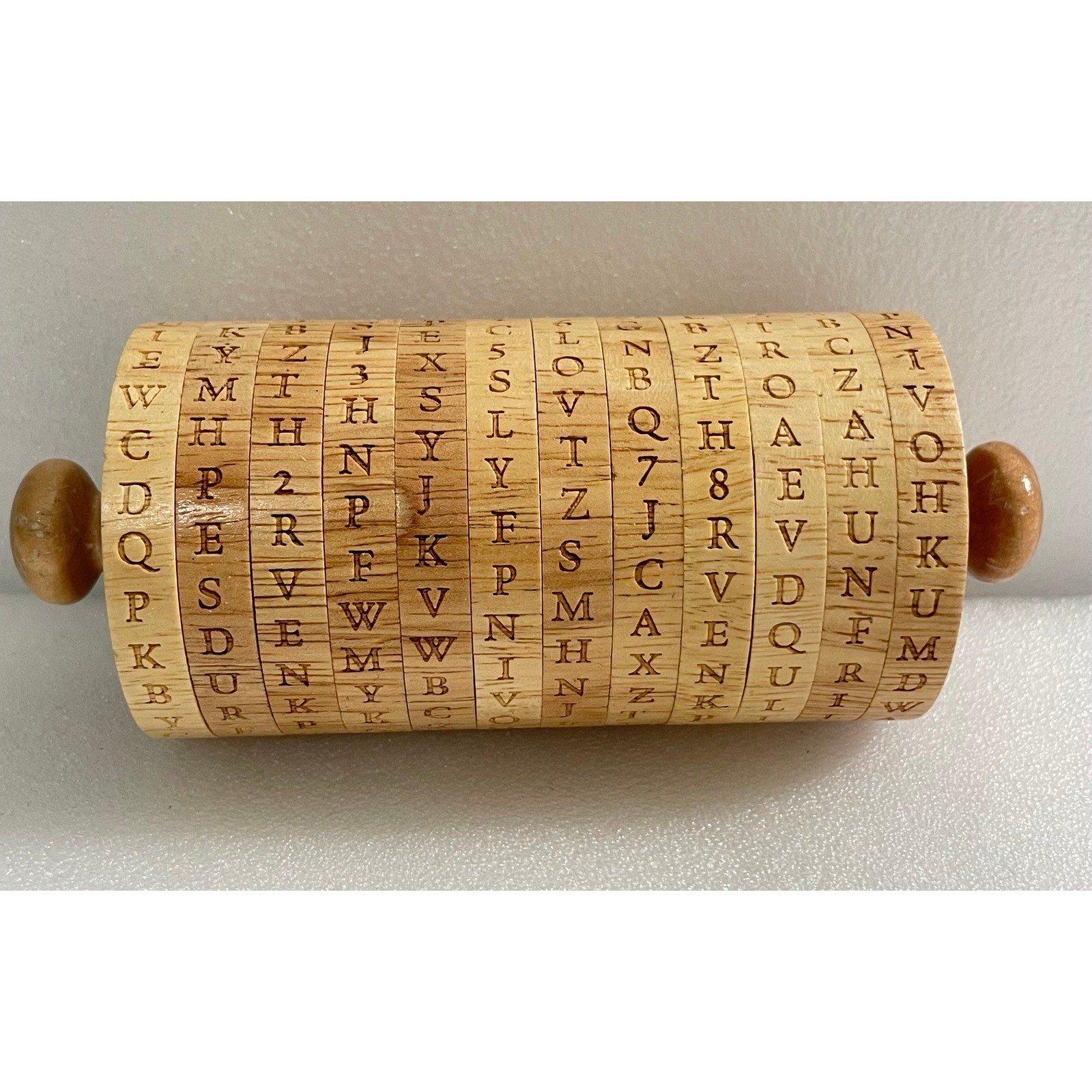 DMA 2009 Wooden Jefferson Cipher Wheel Cryptography Puzzle TY-888-001 ...