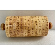 DMA 2009 Wooden Jefferson Cipher Wheel Cryptography Puzzle TY-888-001 Natural