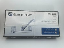 Glacier Bay Aragon 2-Handle Centerset 8 in Kitchen Faucet, Chrome 839 256