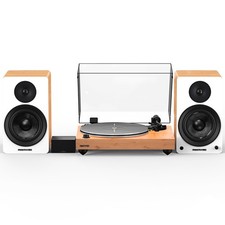 Fluance RT85N Vinyl Turntable, PA10 Preamp, Ai61 Powered 6.5" Bookshelf Speakers