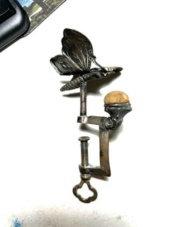Rare American Sewing MOTH clamp 1853