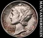 1937 Silver Mercury Dime - Scarce  High Grade  Lustrous  No Reserve  #G8962