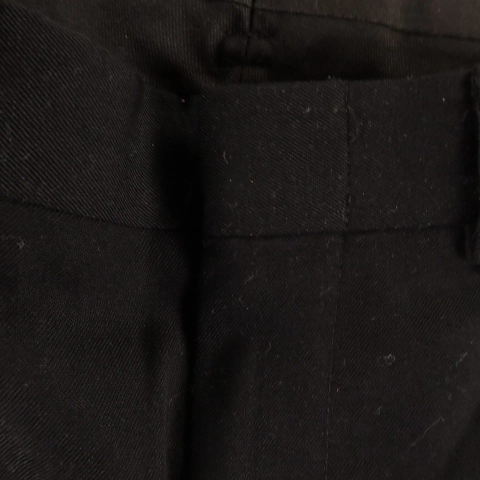 Брюки мужские City Streets 28x31 черные полиэстер шерсть саржа камвольные брюки - Изображение 2 из 4