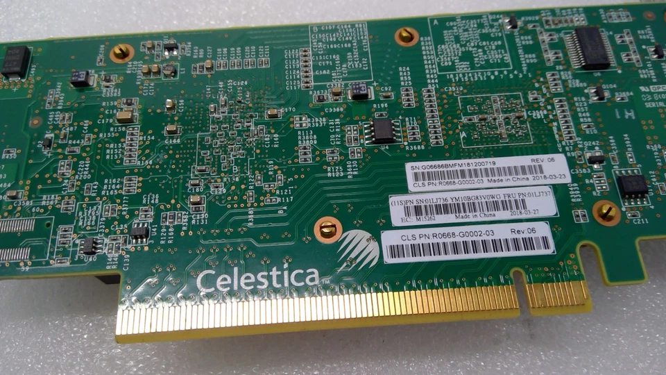 IBM Celestica 01EJ817 1LJ737 01LJ736 R0668-G0002-03 Compression Accelerator Card - Image 4 of 4