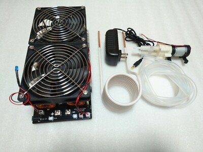 3000W 56A ZVS Heater Induction Heating Board Flyback Driver Module + Copper Coil