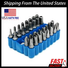 Tamper Proof Security Torq Hex Star Spanner Tri Wing Screwdriver 33 Torx Bit Set