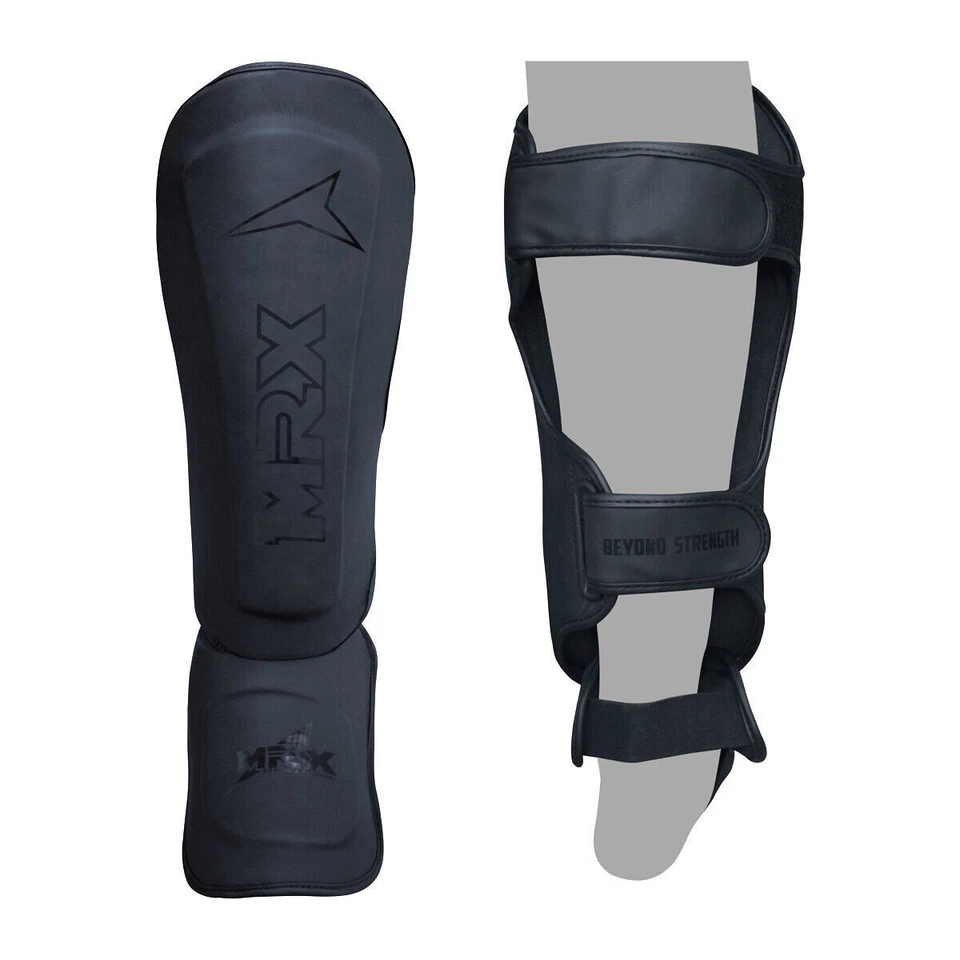 Protectores de pies para piernas MMA Muay Thai espinilla almohadillas protectoras de kick boxeo Foto 4 de 4