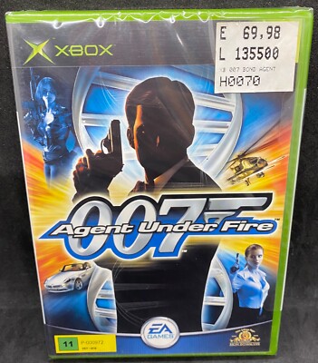 James Bond 007 Agent Under Fire Xbox Neu Versiegelt Xbox UK Eng Seltene