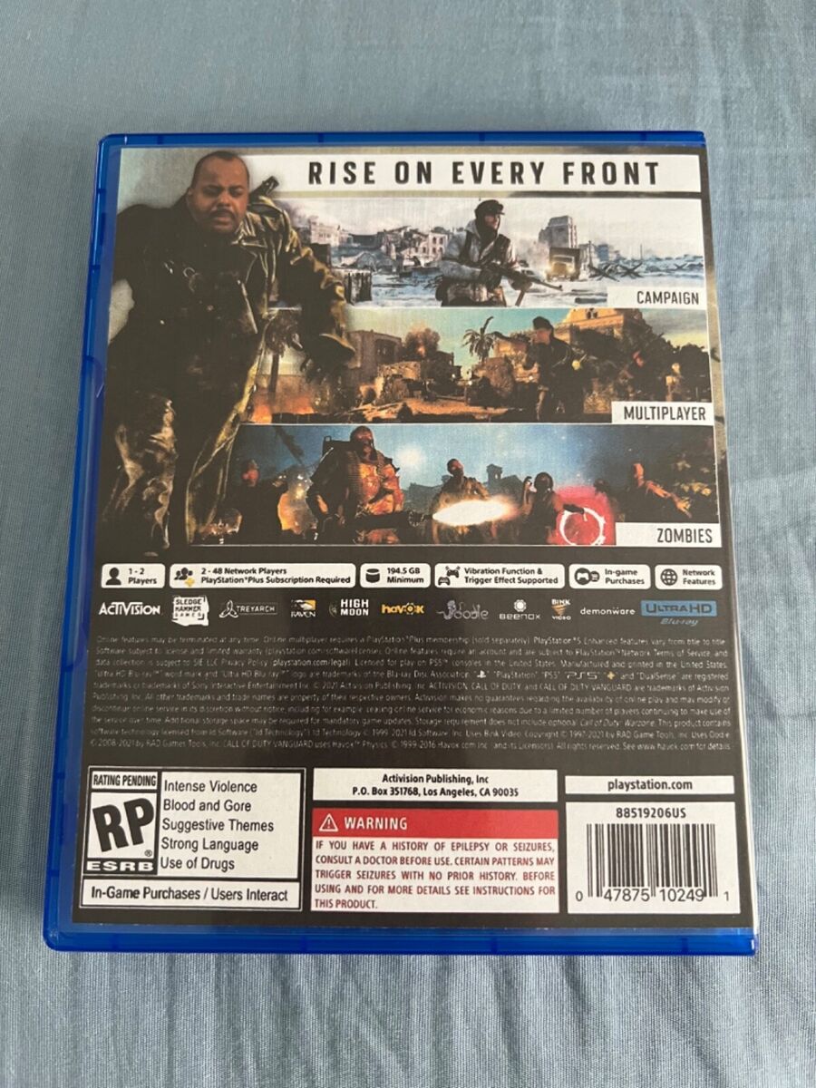 CUSTOM Call Of Duty Carl On Duty Black Cops II 2 Ops PS4 PS5 MEME Game Case  ONLY