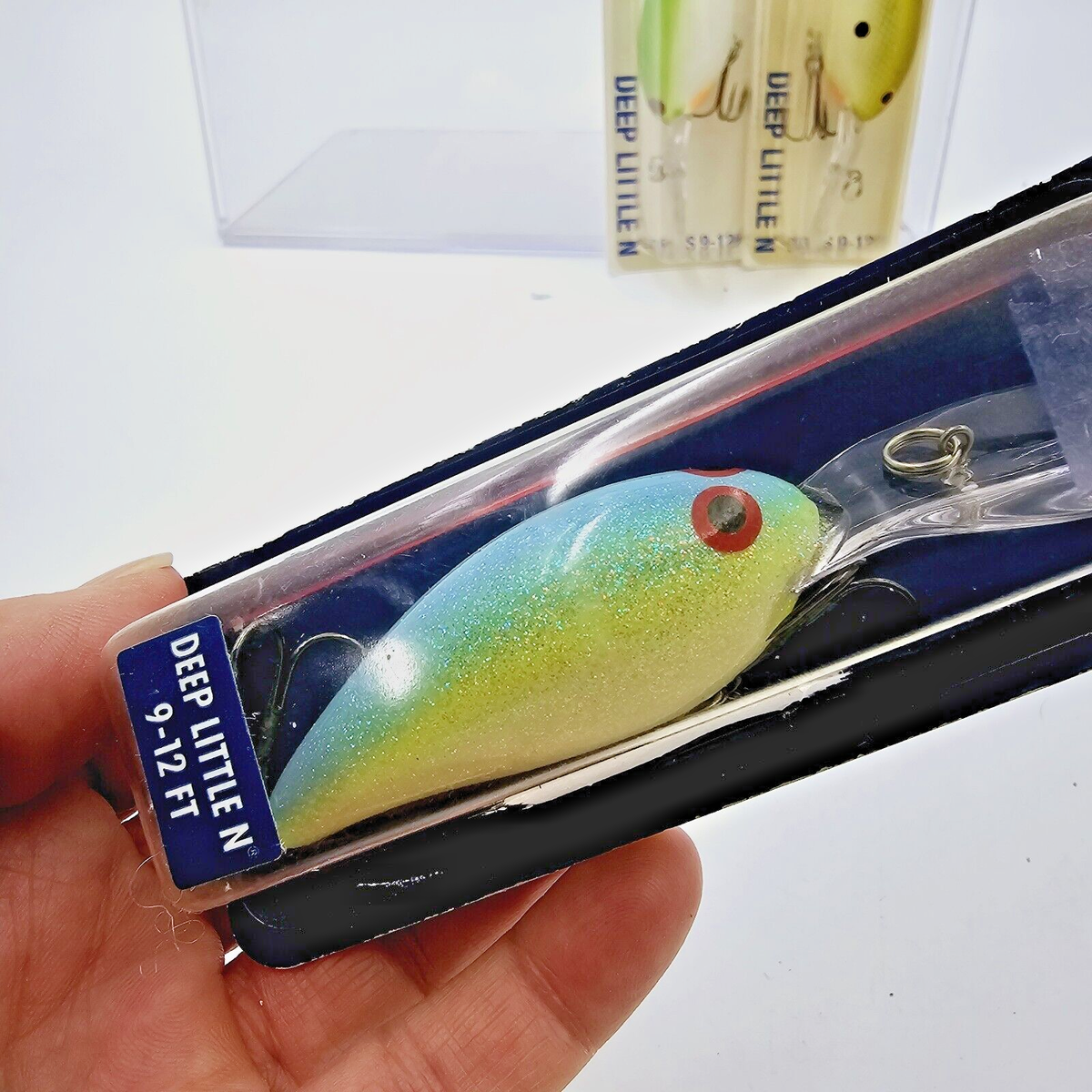 Leurre Crankbait Norman Middle N 3/8 Oz, 2 Pouces, Noir, Profondeur 7-9 Ft, NOS