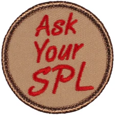Ask Your SPL Patrol Patch  - 2" Round Embroidered Patch