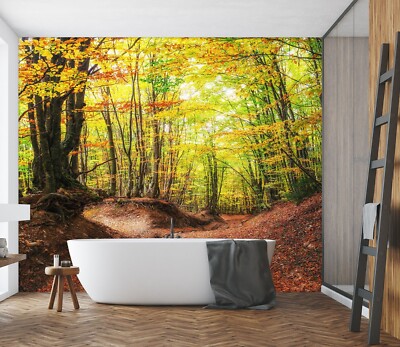 3D Green Forest O643 Wallpaper Wall Murals Removable Wallpaper Sticker ...