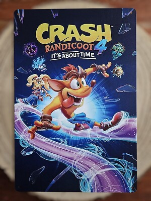   Blechschild Metallschild Tin Sign Gaming Crash Bandicoot