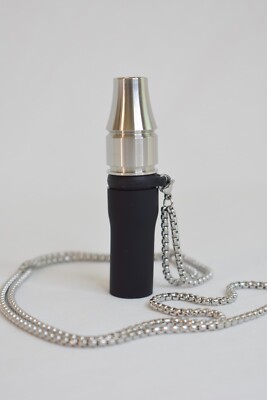 Silver Stainless Steel hookah mouthtip - made by Vyro