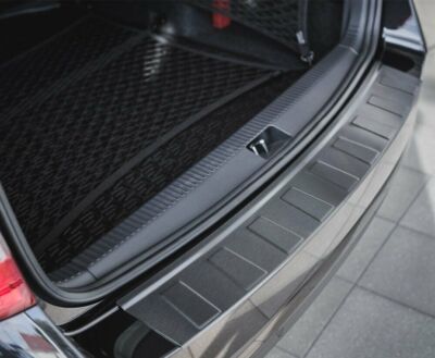 MERCEDES E Klasse W213 / S213,T-Model Passt Auch Bei AMG Ab Baujahr 2016-, Edelstahl Ladekantenschutz, Hochglanz Schwarz , Schwarz