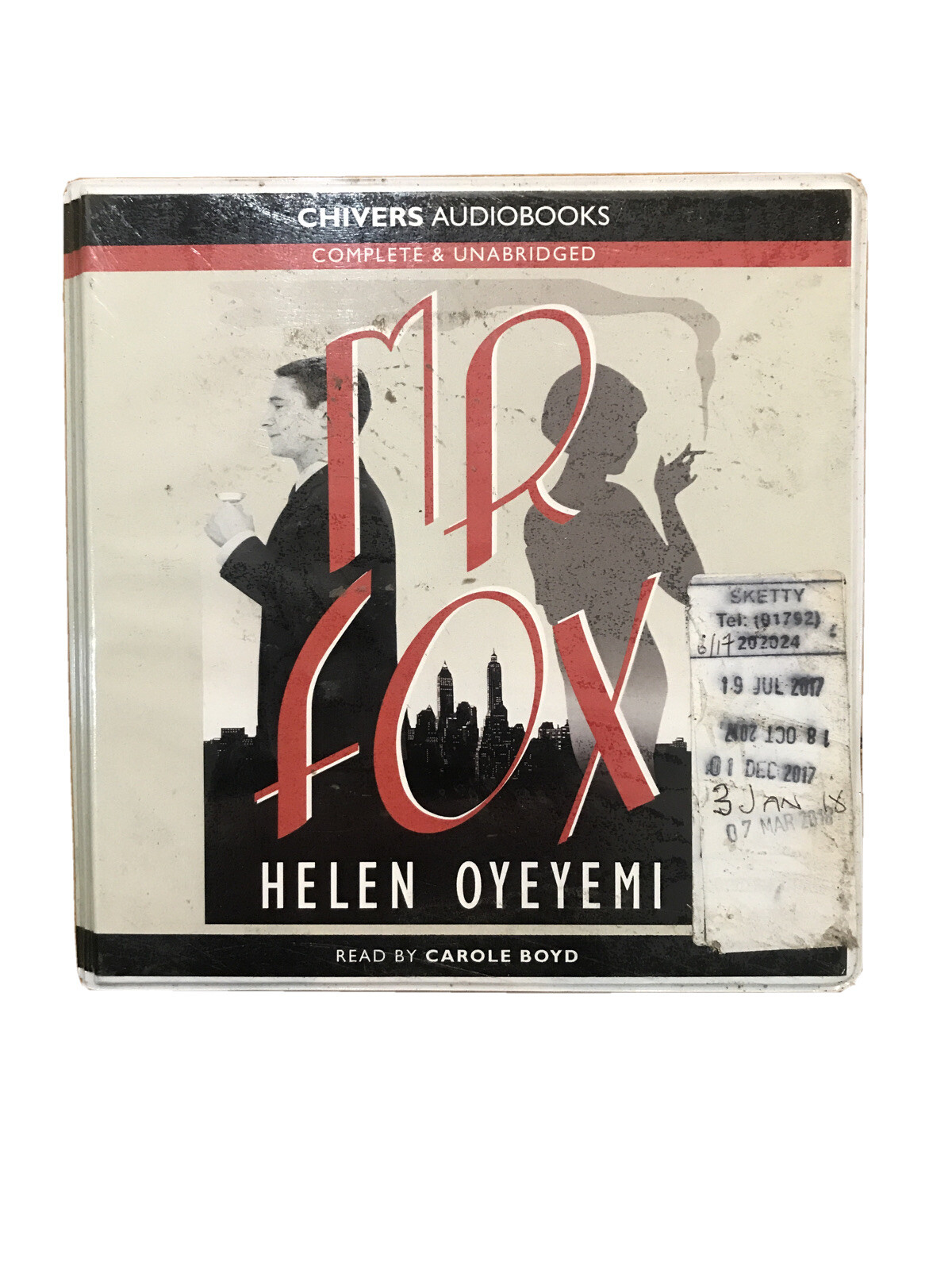 Mr Fox by Helen Oyeyemi unabridged audiobook 8 CDs read By Carole Boyd 8hrs+