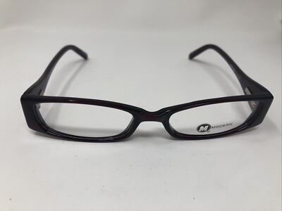 MODERN EYEGLASSES FRAME ABIGAIL BURGUNDY 51/18/135 FLEX HINGE V922